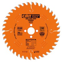 CMT Industrial Finish Saw Blade - Laminated POS 160 dia x 2.2 kerf x 20 bore Z40 TCG